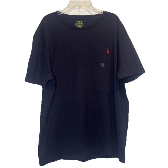 POLO Ralph Lauren Classics RL Men’s Navy Blue Short Sleeve T Shirt Sz L NEW - Picture 1 of 9
